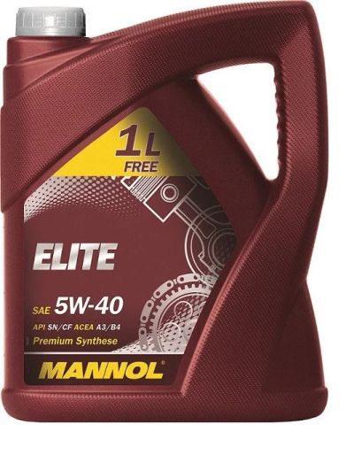 Лот: 14493419. Фото: 1. MANNOL Elite SAE 5W-40 5л (4+1л... Масла, жидкости