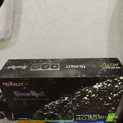 Лот: 21018224. Фото: 1. Новая видеокарта RTX 4070 ti gamerock. Видеокарты