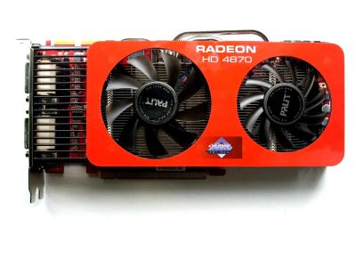 Лот: 4675762. Фото: 1. Продам видеокарту radeon hd 4870... Видеокарты