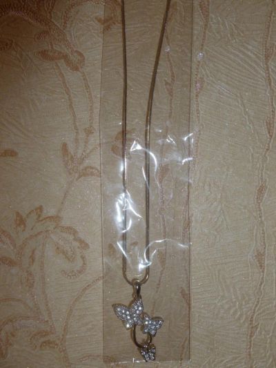 Лот: 5183139. Фото: 1. Цепочка с бабочками. Колье