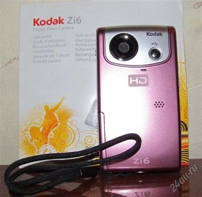 Лот: 1662857. Фото: 1. Мини видеокамера Kodak Zi6. Видеокамеры