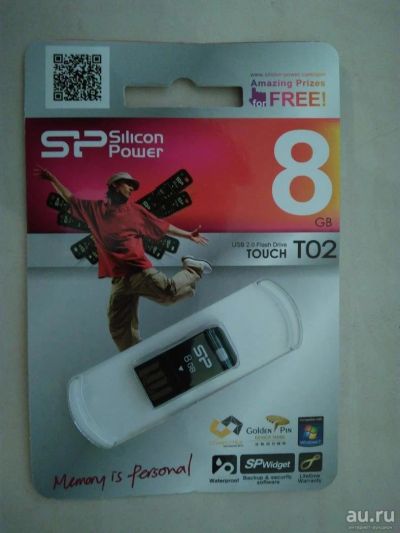 Лот: 9582165. Фото: 1. USB 2.0 8 Gb Silicon Power. USB-флеш карты