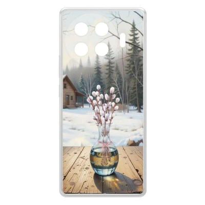 Лот: 25134775. Фото: 1. Чехол Krutoff Clear Case "Верба... Чехлы, бамперы