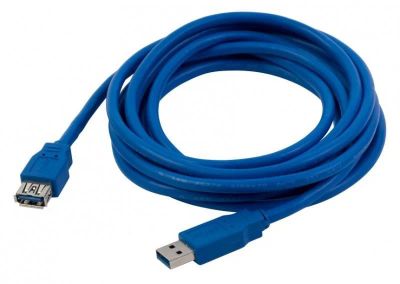Лот: 16941577. Фото: 1. USB удлинитель v3.0 1,5метра. Шлейфы, кабели, переходники