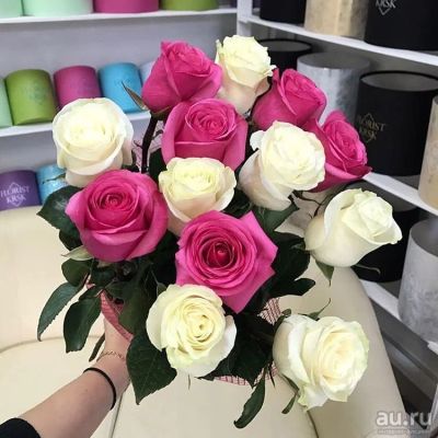 Лот: 9297853. Фото: 1. 13 розочек. Свежие цветы