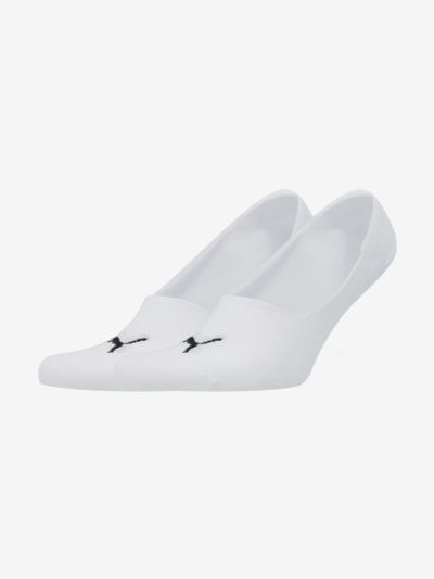 Лот: 22437824. Фото: 1. Носки PUMA Footie, 2 пары, Белый. Другое (спортивная одежда)
