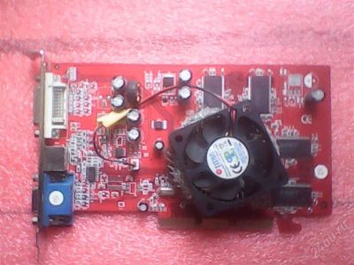 Лот: 2029581. Фото: 1. Видеокарта AGP ATI RADEON 9600... Видеокарты
