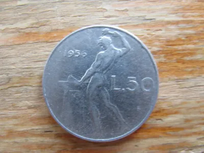 Лот: 21114690. Фото: 1. Монеты Европы. Италия 50 лир 1976... Европа