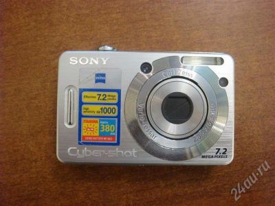 Лот: 235271. Фото: 1. Sony DSC-W55 7.2Mpx. Цифровые компактные
