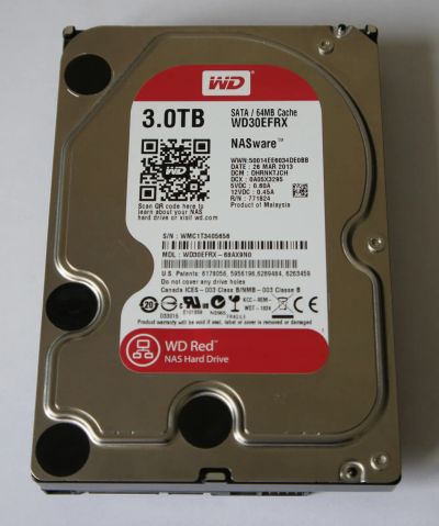 Лот: 20564875. Фото: 1. HDD Western Digital WD RED 3Tb... Жёсткие диски (HDD)