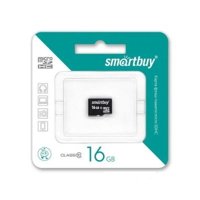 Лот: 7652774. Фото: 1. Карта памяти MicroSD 16Gb SmartBuy... Карты памяти