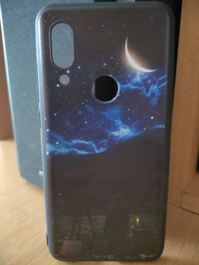 Лот: 15913283. Фото: 1. Чехол "Луна" Zte Axon 9 pro. Чехлы, бамперы