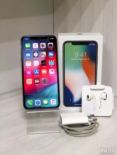 Лот: 13843737. Фото: 1. Смартфон Apple iPhone X 64GB... Смартфоны