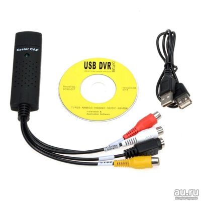 Лот: 8473178. Фото: 1. EasyCAP USB 2.0 STK1160. ТВ-тюнеры и карты захвата