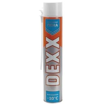 Лот: 3155161. Фото: 1. Монтажная пена "DEXX" 750 мл. Клеи, герметики, пена монтажная, клейкие ленты