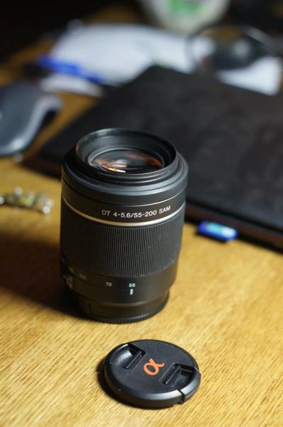 Лот: 3007908. Фото: 1. Sony DT 55-200mm f/4-5.6 SAM... Объективы