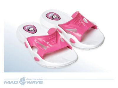 Лот: 3659951. Фото: 1. Сланцы MadWave Flipper, pink размер... Плавание