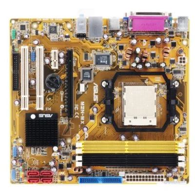 Лот: 3815259. Фото: 1. Мат.плата Asus M2N- mx + Процессор... Материнские платы