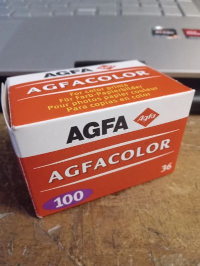 Лот: 24611145. Фото: 1. Цветная фотопленка Agfacolor100x36. Фотобумага, плёнка