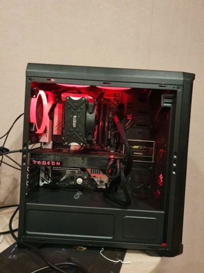 Лот: 16683745. Фото: 1. процесор AMD Ryzen 5 1600,Материнская... Комплекты запчастей