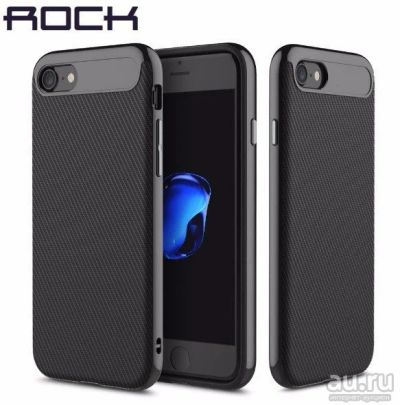 Лот: 9116747. Фото: 1. ROCK iPhone 7 Vision черный Самовывоз... Чехлы, бамперы