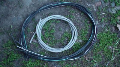 Лот: 15953865. Фото: 1. какие - то отрезы кабелей много... Провода, кабели