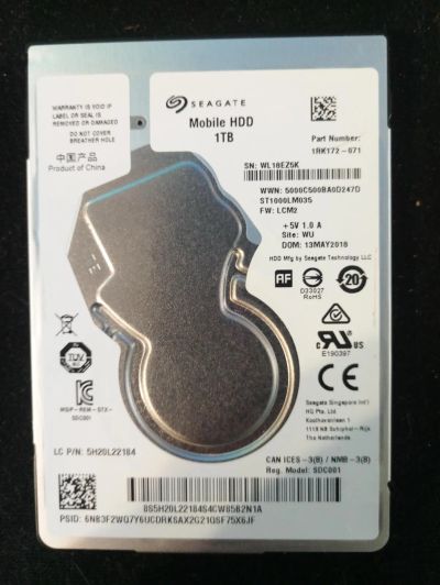 Лот: 19853756. Фото: 1. жёсткий диск ноутбук Seagate. Жёсткие диски (HDD)