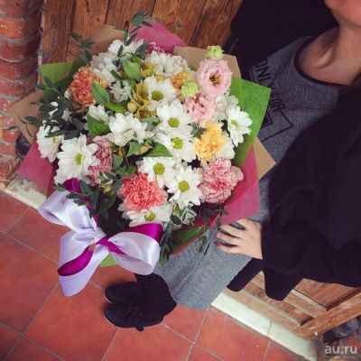 Лот: 8164679. Фото: 1. Сборный букет. Цветы на Щорса... Свежие цветы
