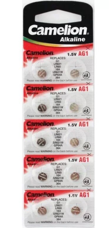Лот: 16645940. Фото: 1. Батарейки G1 Camelion SR726W 396. Батарейки, аккумуляторы, элементы питания