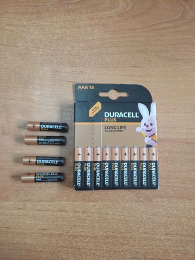 Лот: 20025918. Фото: 1. Элемент питания Duracell LR03... Батарейки, аккумуляторы, элементы питания