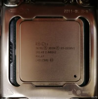 Лот: 16920173. Фото: 1. Процессор Intel Xeon E5-2650v2... Процессоры