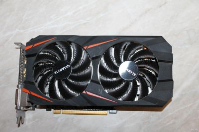 Лот: 12833240. Фото: 1. Gigabyte GTX 1060 Windforce 3gb. Видеокарты