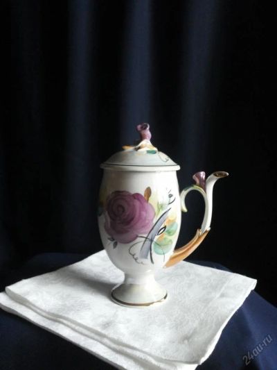 Лот: 7452677. Фото: 1. Бокал Кружка с крышкой и носиком... Фарфор, керамика