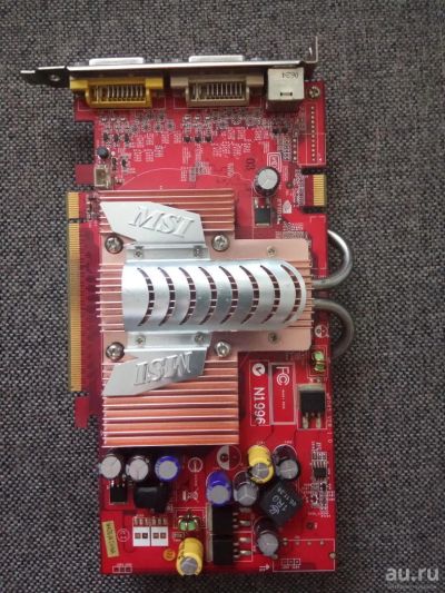 Лот: 9206957. Фото: 1. Видеокарта MSI GeForse NX7600GT-T2D256EZ. Видеокарты