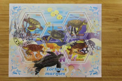 Лот: 21449739. Фото: 1. Марки. Республика Чад 2014 Морские... Марки