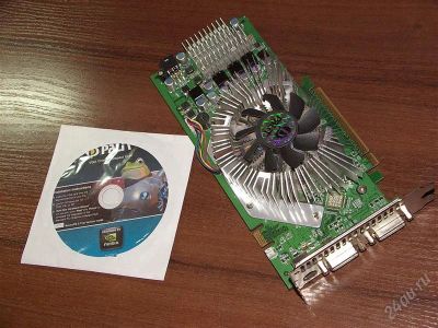 Лот: 1543385. Фото: 1. 1Гб Palit GeForce 8800GT 256bit... Видеокарты