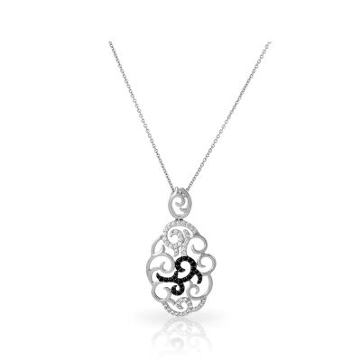 Лот: 23827603. Фото: 1. Серебряное колье с фианитами SWAROVSKI. Цепочки