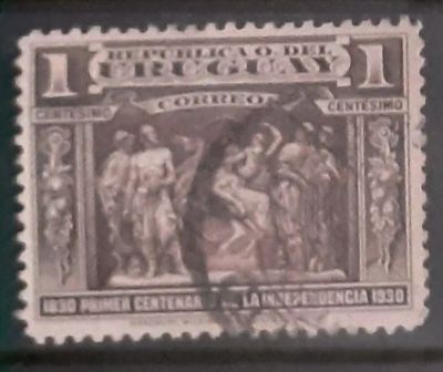 Лот: 25052261. Фото: 1. Марка.Уругвай. 1930 г. Марки
