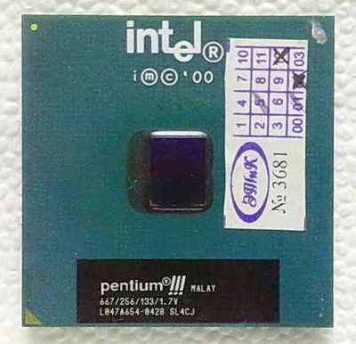 Лот: 3638651. Фото: 1. Pentium - III SL4CJ (667 MHz). Другое (комплектующие)