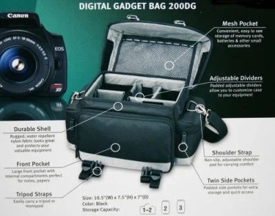 Лот: 7697608. Фото: 1. Фото сумка CANON Gadget Bag 200DG. Чехлы, сумки, ремешки