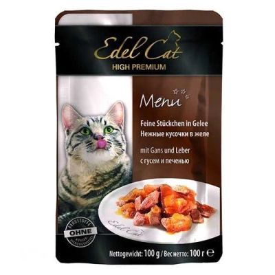 Лот: 14063193. Фото: 1. Edel Cat (Эдель Кэт) Гусь/Печень... Корма