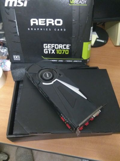 Лот: 12872937. Фото: 1. MSI GeForce GTX 1070. Видеокарты