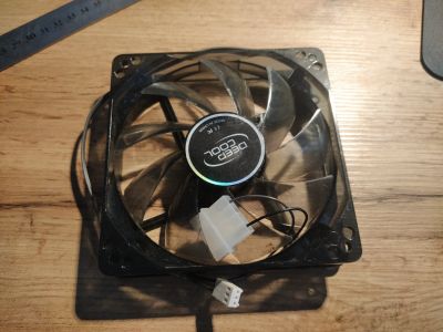 Лот: 17083471. Фото: 1. Кулер 120 мм Deepcool, с синей... Системы охлаждения