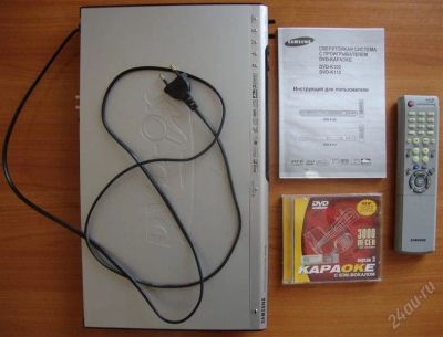 Лот: 2397700. Фото: 1. Проигрыватель DVD-Караоке Samsung... DVD, Blu-Ray плееры