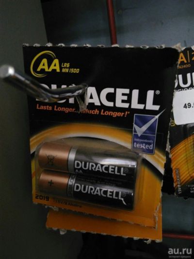 Лот: 9727784. Фото: 1. Батарейки Duracell AA. Батарейки, аккумуляторы, элементы питания