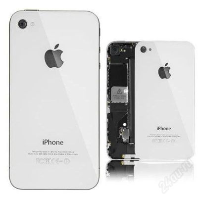 Лот: 3596234. Фото: 1. Задняя крышка Apple iPhone 4 S... Корпуса, клавиатуры, кнопки