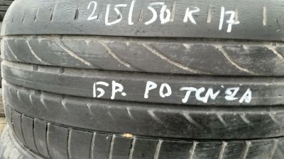 Лот: 16621886. Фото: 1. 215/50 R17 Bridgestone Potenza... Шины