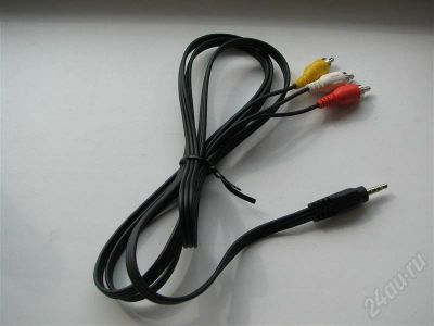 Лот: 331244. Фото: 1. Кабель-переходник mini jack -... Шнуры, кабели, разъёмы