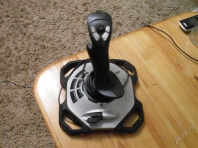 Лот: 1501517. Фото: 1. джойстик logitech. Рули, джойстики