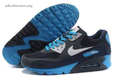 Лот: 6272570. Фото: 1. Кроссовки Nike Air Max 90 синие. Кеды, кроссовки, слипоны